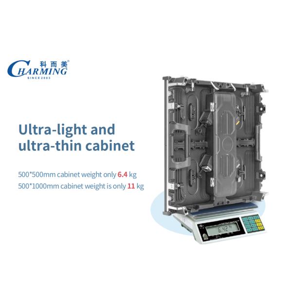 Rental LED Display with Lightweight Ultrathin Panels and U Shaped Modular Design Offering Flexible Splicing Options for Various Events