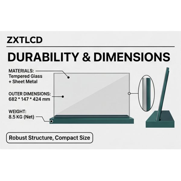 30 Inch Ultra-thin Transparent HD 4K Oled 1920 * 1080 transparent oled touch screen