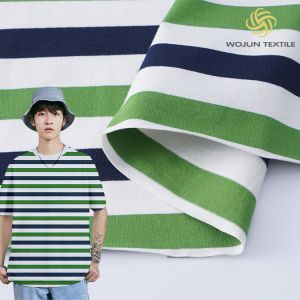 Breathable ткань 32S 185gsm футболки хлопка применяет обложку к дружелюбному материалу сплетенному Lycra