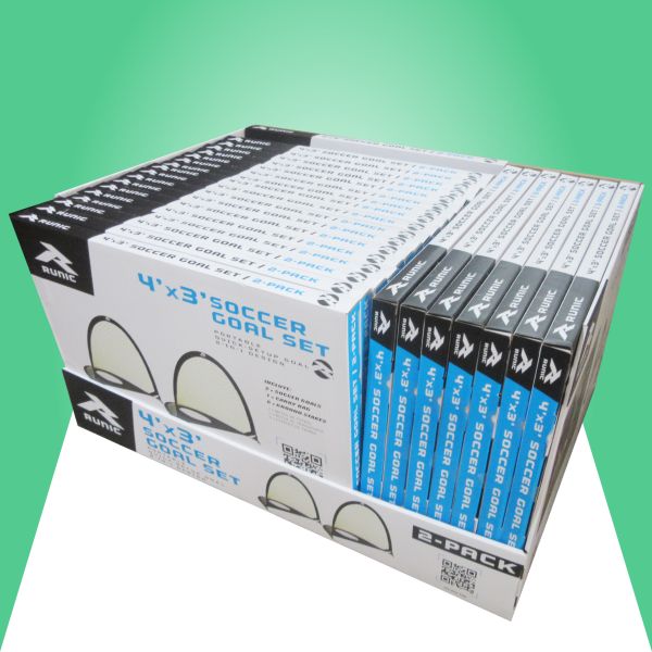 15 X 10 X 8 Inches Durable Cardboard PDQ Tray Display with Shelf-ready Packaging for Retail Merchandising