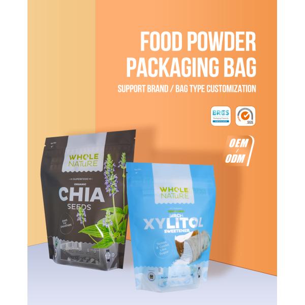 Custom Logo Moisture Proof Candy Roll Film Food Packaging Bag Candy Packing Bag With Ziplock