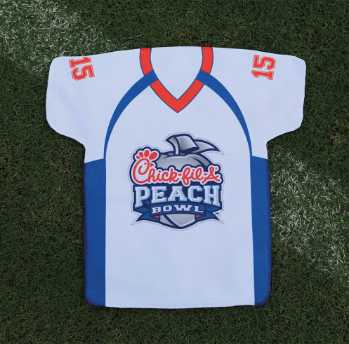 Navy Blue Baseball Jersey Shape Microfiber Towel Sport Cooling Custom Logo