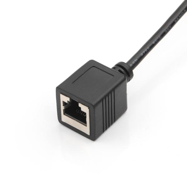USB 2.0 to 8P8C Serial Converter Cable, Shielded for Industrial Use