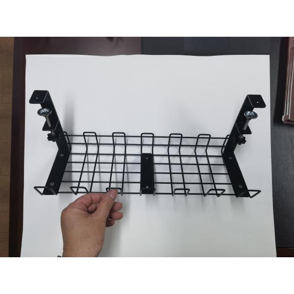 Корзина для кабелей под столом Пластиковый кабельный организатор для зарядных устройств