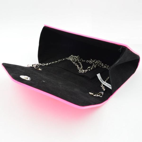 Elegant Luxury Cosmetic Evening Clutch Bags Carton Pink Clutch Envelope Bag