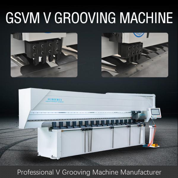 Hydraulic Sheet Metal Grooving Machine Stainless Steel V Groove Cutter Machine
