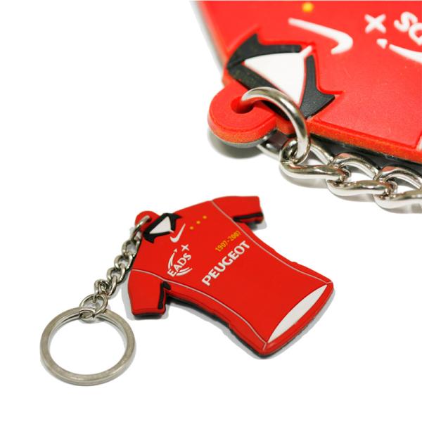 Логотип Дебоссед подарков регистрационного номера собаки силикона персонализированный Кейчайн выдвиженческий нетоксический