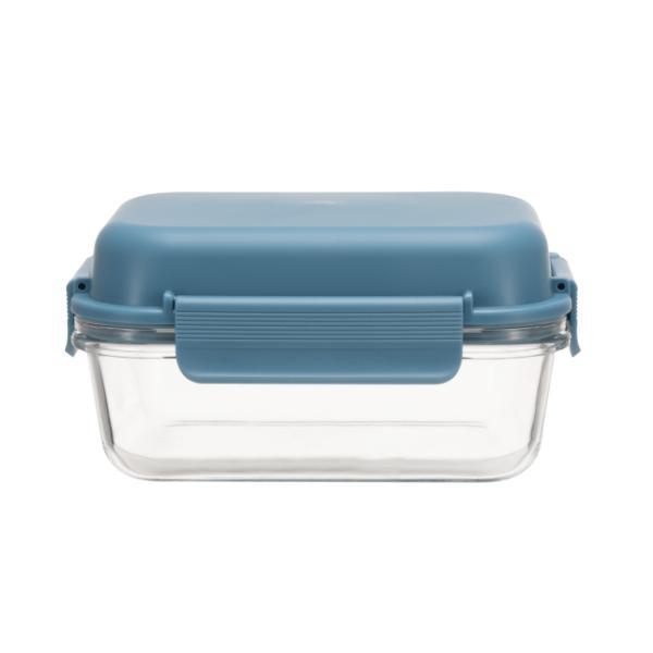 Stackable Borosilicate Glass Lunch Box Microwave Safe Glass Food Lunch Containers 950ml 1050ml