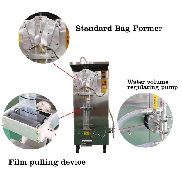 Automatic milk powder cream honey juice liquid pouch sachet water filling and sealing machine water bag sachet filling machine