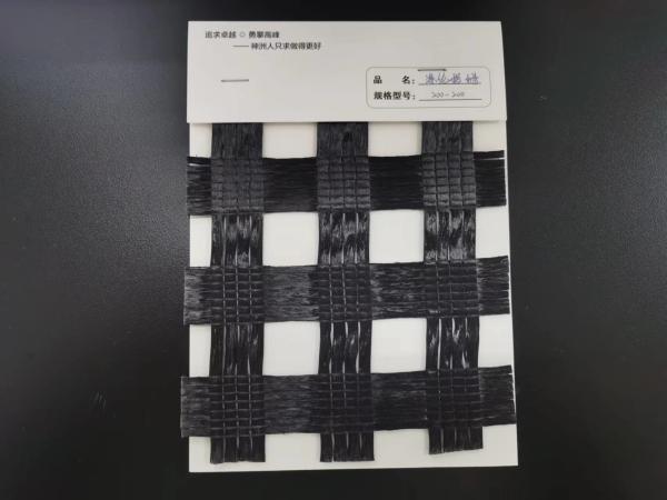 200-200KN/M Biaxial Grid Polyester Geogrid Woven Coated Warp Knitted Soft Soil Foundation