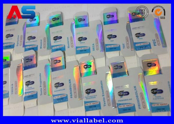Primobolan 10ml Vial Boxes Laser Holographite Printing Euro Gen Rx Deisgn blue box pharmaceutical packaging