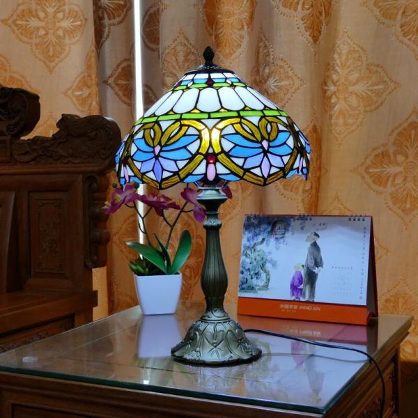 Table Lamp Glass Lampshape E27 Bedroom lampshades for table lamps(WH-TTB-67)
