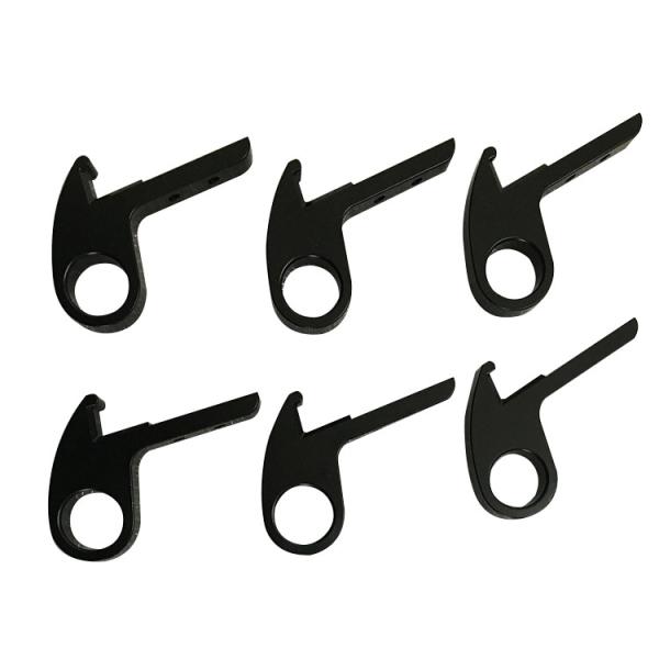 Partes de alumínio de usinagem por CNC com acabamento anodizado concebido de acordo com as suas necessidades