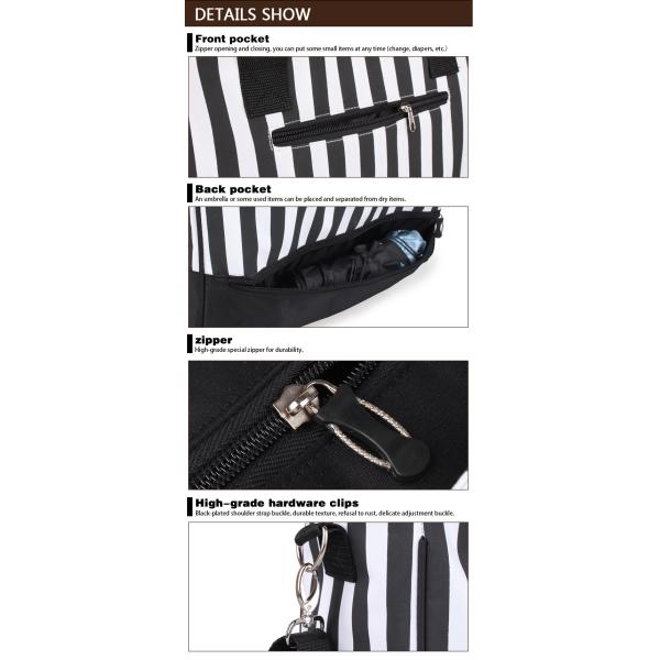 Solid 18L Mommy Diaper Bag Waterproof Shoulder Bags 40*15*30cm