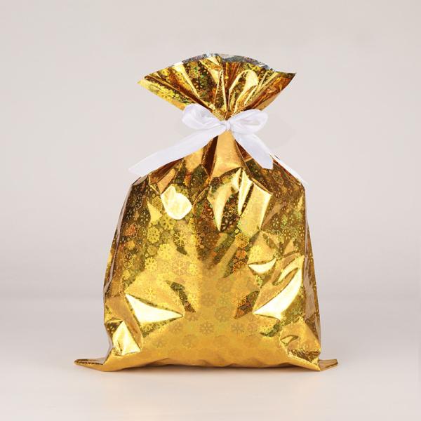 Recycled Materials Custom Digital Printing Foil Plastic Christmas Gift Packaging Bags