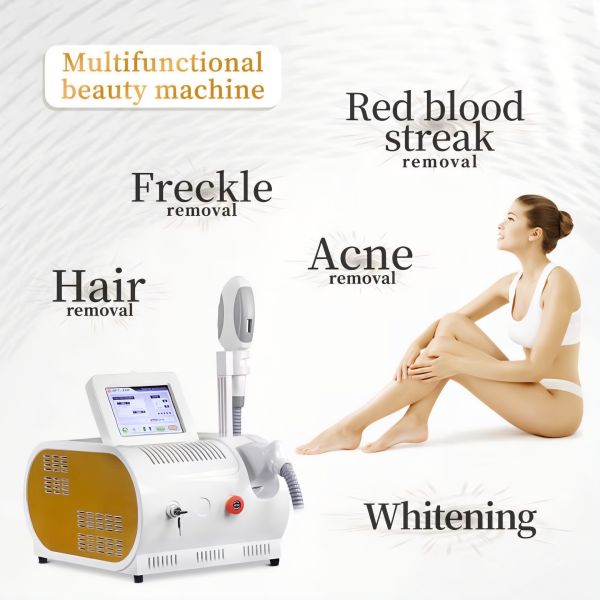 Multifunction IPL Laser Beauty Machine 480nm 530nm 640nm E-Light IPL Machine