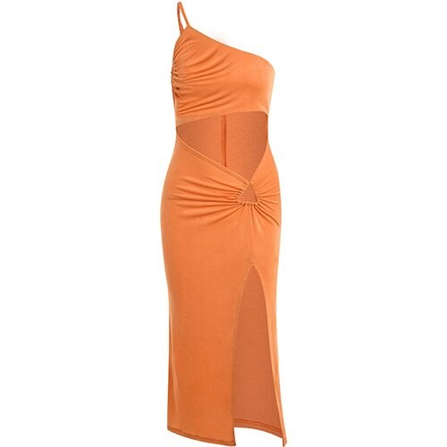 OEM maufactory Holiday style shoulder hollow polyester sleeveless women's sexy skirt fashion hot girl slim skirt