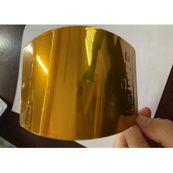 Double Layer Dry Plating Clear Candy Gold Powder Coating Weather Resistant High Transparency