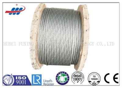 High Strength Galvanized Steel Wire Rope No Oil For Aircraft Cable 7x19