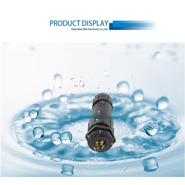 M14 IP68 Waterproof Panel Mount Connector 2 3 4 5 6pin Male Female Socket Plug for Various Applications
