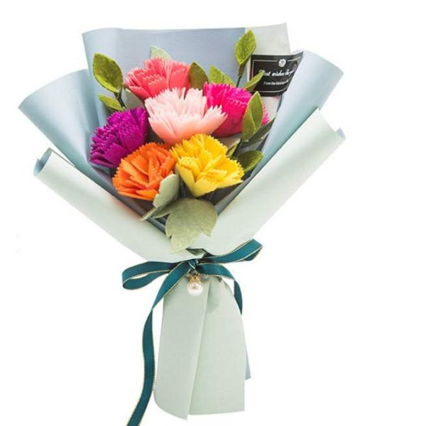 Выбитое PE прокатало Nonwoven цвет Patone ткани для упаковывая подарка