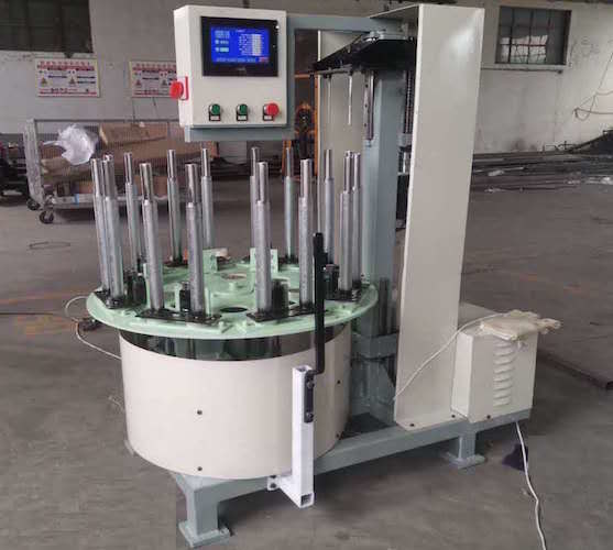 Сверхмощная кожаная перчатка делая машину & машину перчатки холста поворачивая