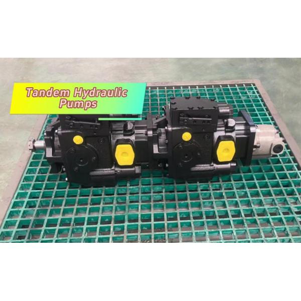 Hydraulic tandem pump manufacturer Tandem Hydraulic Pumps With Swash Plate Structure Design For Industrial Uses