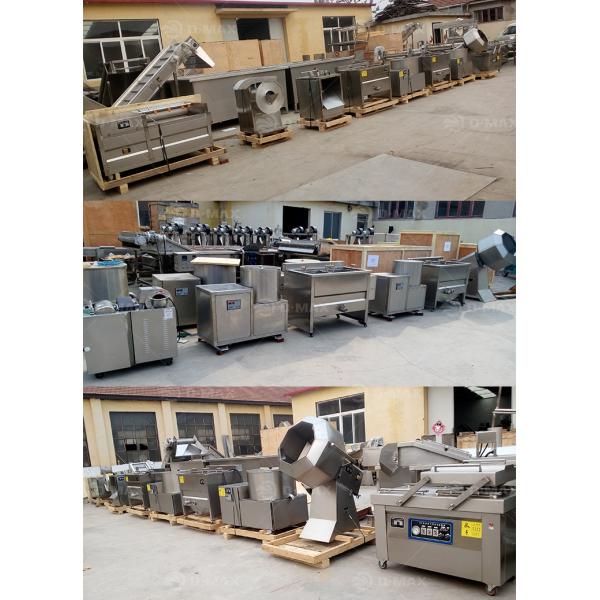 Small Scale French Fry Manufacturing Machine for Crispy Potato Chips Production Line