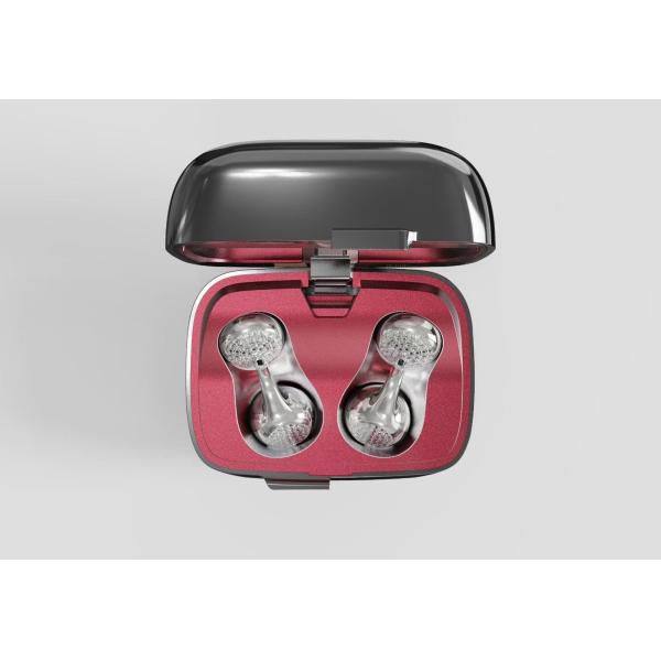 Custom Zircon Pearl Earring Earbuds Jewelry Earphones For Women Wireless