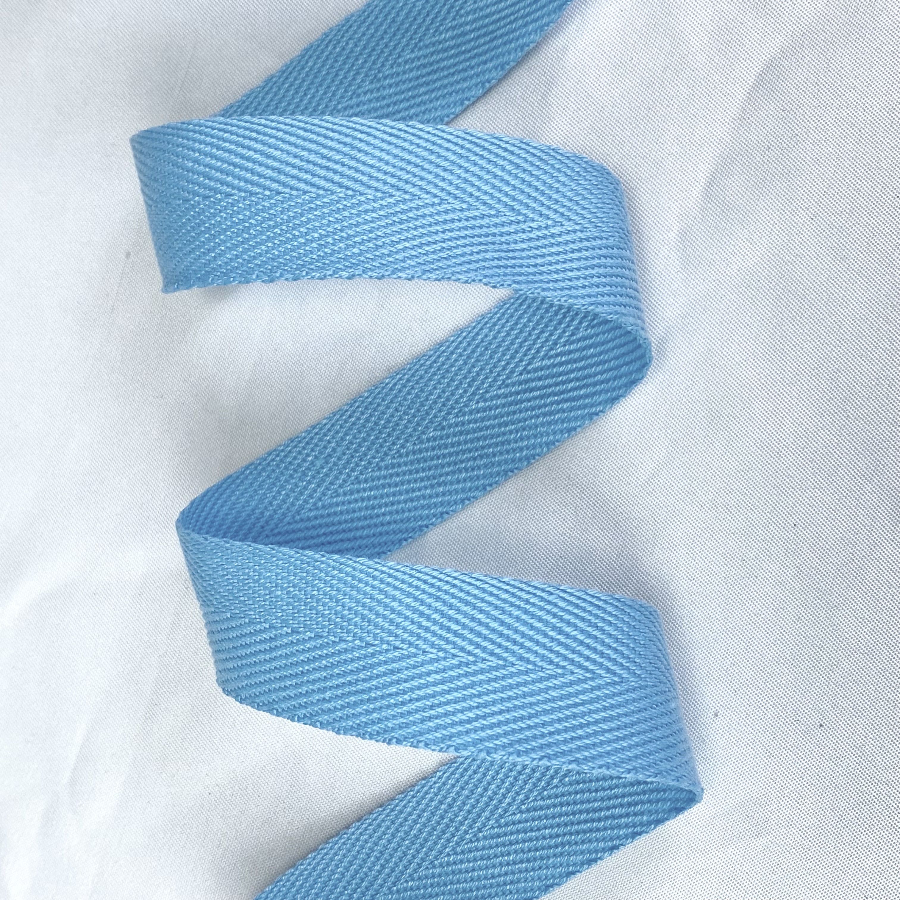 Herringbone polyester-cotton webbing Various colors Backpack strap Belt Handbag strap