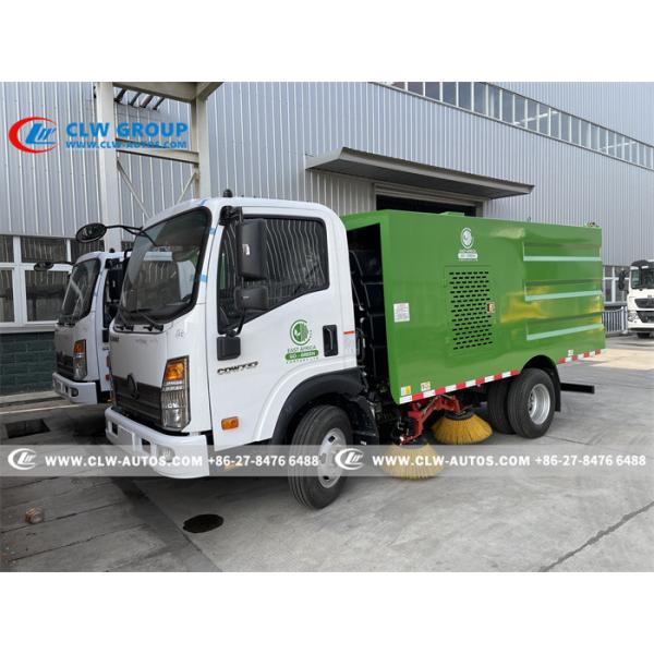 Sinotruk Howo 1500L Water Tanker 4000L Dust Tanker Road Sweeper Truck