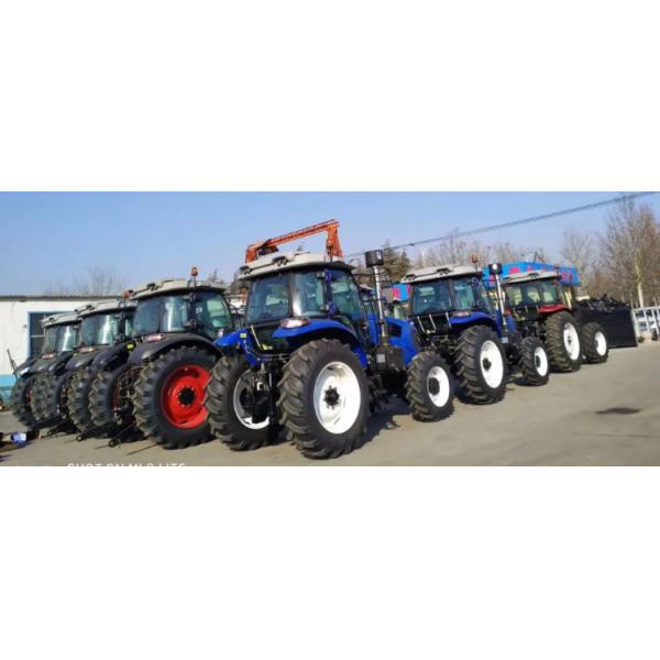 180HP 4WD Walking Diesel Big Power Agricultural Machine Large Lwan Garden Farm Tractor  front tyreransmission box