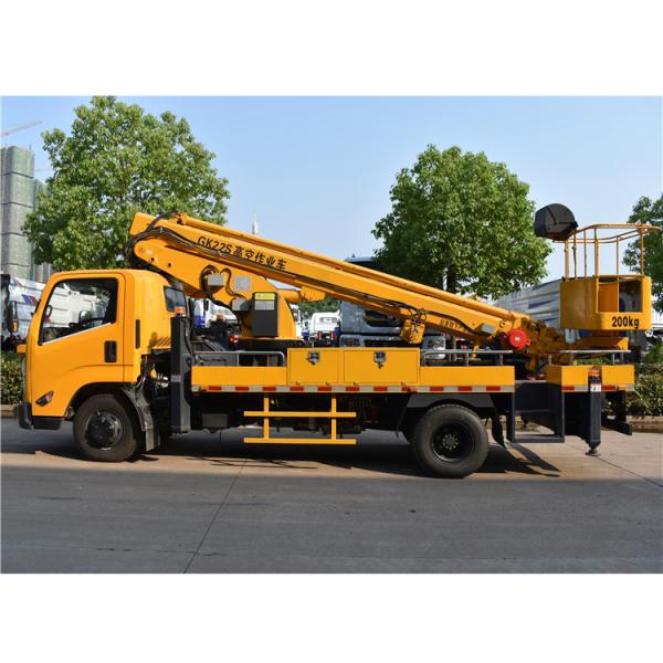 16M Hydraulic Aerial Platform Vehicle , Truck Mounted Boom Lift Vehicle 8.4 M Max.Lifting Height