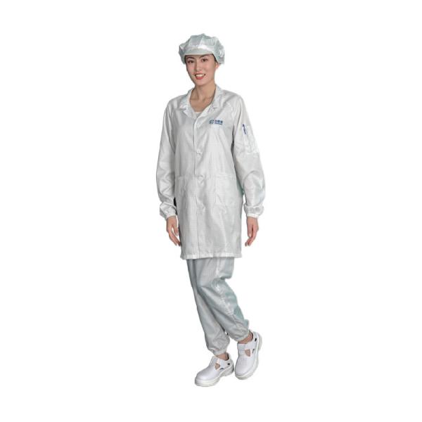 ESD coverall cleanroom clothes Anti-static cleanroom garments ESD clothes supplier from China