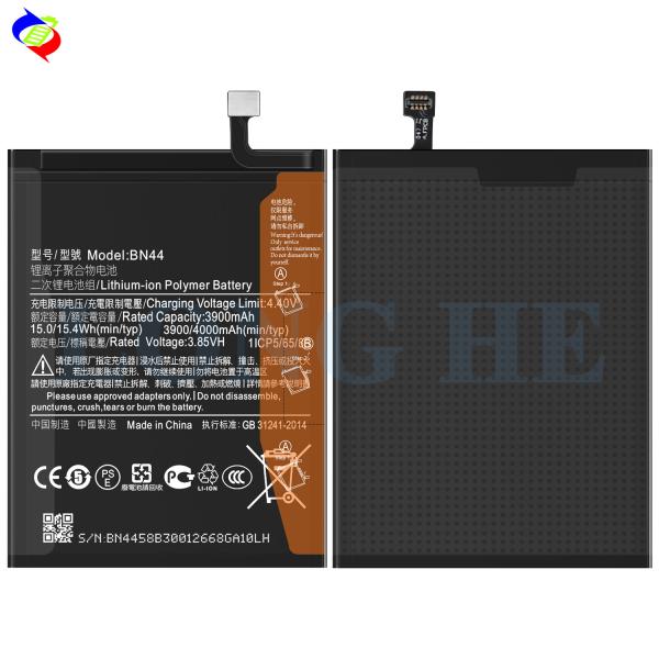 Stock et double IC Protection BN44 Batterie pour le Xiaomi Redmi 5 Plus 4000mAh 3.85V