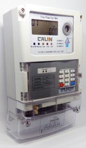 STS Commercial 3 Phase Electric Meter , Prepayment Electricity Meters