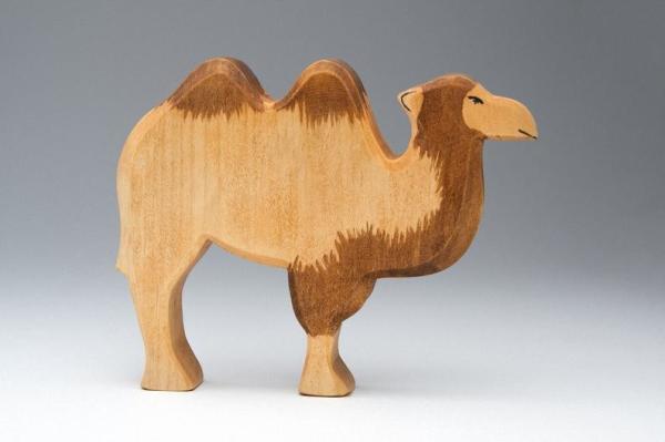 House Aesthetic Wooden Camel Toy smooth Non Toxic For Kids Learning