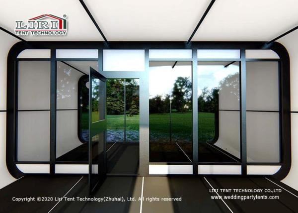 10m Glamping Backyard Office Capsule Box Tent For Recording Studio