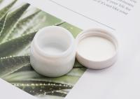 Cuidados pessoais de creme de empacotamento cosméticos vazios de vidro brancos do frasco 50g