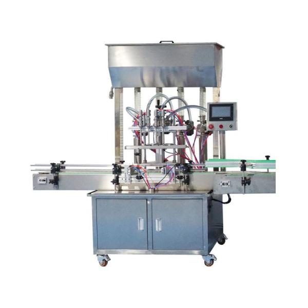 Customized Liquid Bottle Filling Machine 4 Heads Automatic Bottle Filler Machine
