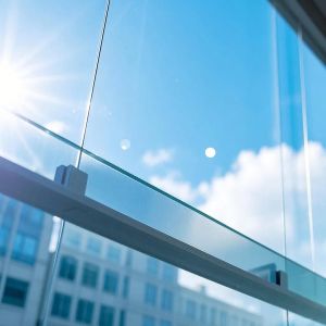 Explosion Proof Low E Reflective Safety Glass Curtain Wall Panel