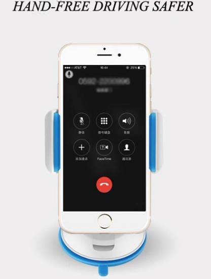 Universal 360 Degree Car Mobile Phone Holder , Car Mount For Iphone 5 6 Plus Galaxy Note