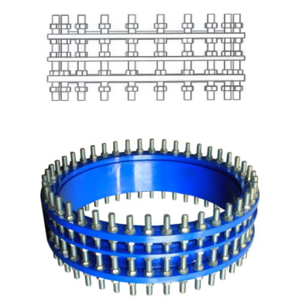 DN2200 (88″) Double-Flange Dismantling Joint 300 LB Long Reach Adjustable