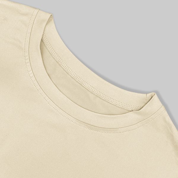 Reversible Mock Neck Oversized Long Sleeve T-Shirt with 3D Printing Custom Logo