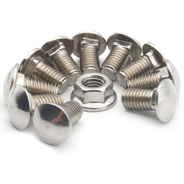 Cerrojo de transporte de acero inoxidable certificado ISO9001 DIN603 para la industria del acero