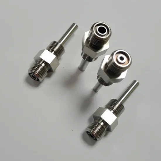304 Stainless Steel Pipe Double Threaded Spray Needle CNC Medical Accessories Customization