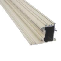 La résistance aux chocs 6063 profils en aluminium de revêtement de poudre blanche