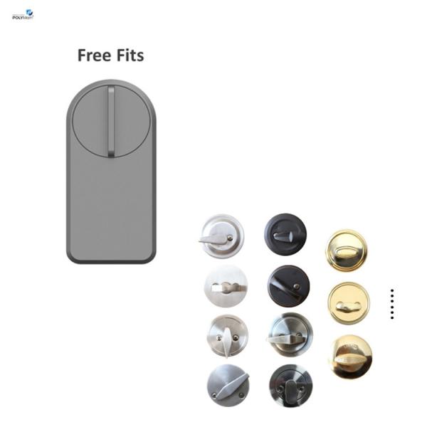 Secure Your Room Door with Our Blue-tooth Smart Knob Door Lock Power Supply 4 AA Batteries