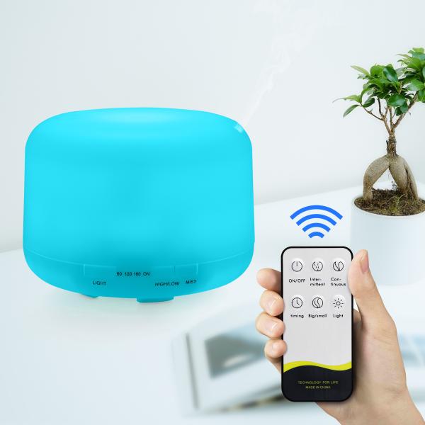 Remote Control Home White 500ML Electric Aroma Oil Electronic Aroma Diffuser