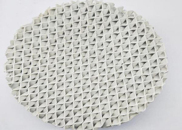 Customzied Ceramic Structured Packings , High Capacity Distillation Column Internals